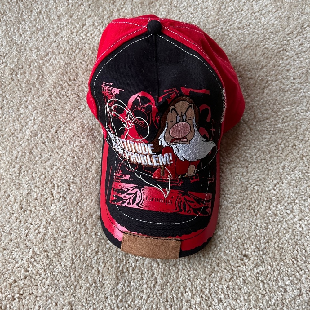 Disney Red Grumpy Hat - image 2